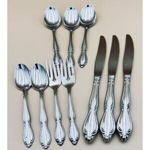 10 Piece Oneida Stainless Steel STRATHMORE Assorted Flatware Deluxe Replacement